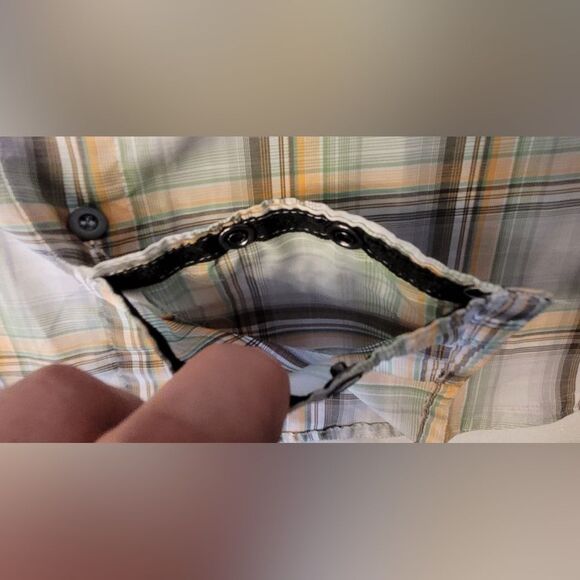 Kavu S/S Performance Sport Shirt, EUC - Mens XXL - Plaid - Picture 6 of 14